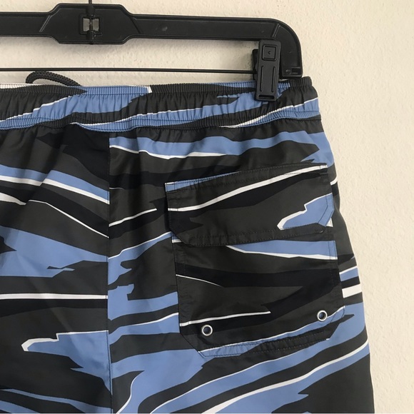 MISSONI Green Camo Print Swim Suit Trunks - Picture 2 of 9